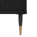 Cabinet de lavabo  Negro Roble 65x33x60 cm Madera elaborada
