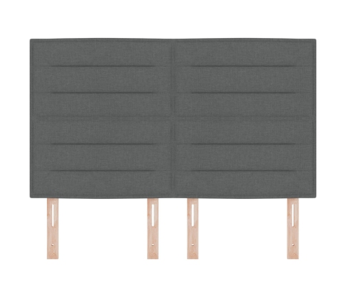Cabecero  Diseño Línea Gris Oscuro 160 cm Tela