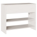 Mesa Consola  ""DRAMMEN"" Blanca 89,5x37x73 cm Madera Sólida de Pino