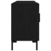 Cabinet de Televisión  Negro Roble 150x30x50 cm Madera Elaborada