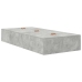 Cama con Almacenamiento  Gris Concreto Madera 236.5 x 100 x 31.5 cm