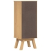Armario de baño  35x30x90 cm de madera maciza de pino