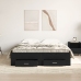 Cama con Cajones  Negro Roble 135x190 cm Madera Engineered