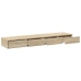 Mesa de Noche Roble Sonoma Madera Elaborada 150 x 36.5 x 16.5 cm