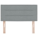 Cabecero  Diseño de Líneas Gris Claro 90 cm Tela