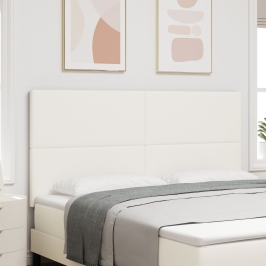 Cabecero  Diseño Sencillo Crema 180 cm Tela de Pana