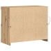 Aparador  con luces LED de roble artesanal 81x37x67 cm
