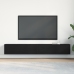 Armarios para TV 2 unidades Negro Roble 100x30x30 cm Madera