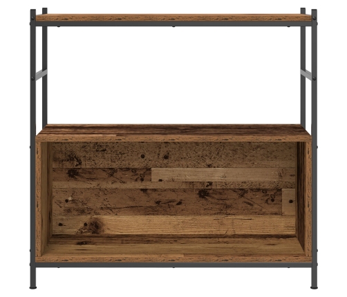 Estantería  de Roble Ahumado 80x30x78,5 cm de Madera Ingeniería