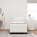 Cama Box Spring  Crema 80x200 cm Tela de pana