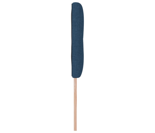 Cabecero de  Button Tufted Azul 160 cm Tela