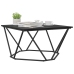 Roble negro Metal Mediana Chic Mesa de café Rectangular