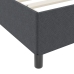 Estructura de Cama  Gris Oscuro 120x190 cm Tela de Corduroy
