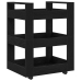 Carro de Cocina  Roble Negro 60x45x80 cm Madera Engineered