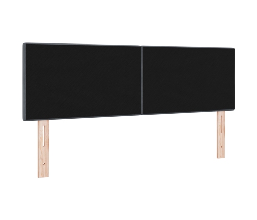 cabecera  con botones acolchados gris oscuro 140 cm de terciopelo