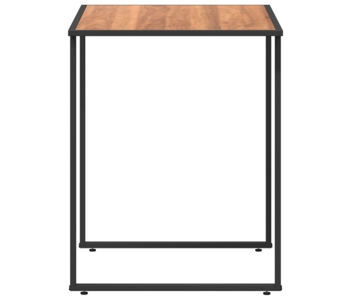 Mesa de Jardín  Marrón 100x55x70 cm DPC y Acero