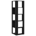Estante Esquinero  de 5 Niveles en Roble Negro 50x50x179 cm de Madera