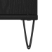 Gabinete de lavabo para baño  Negro Roble 58x33x60 cm Madera elaborada