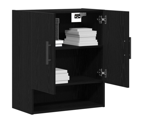 Gabinete de Pared  de Roble Negro 60x31x70 cm en Madera Ingenierizada