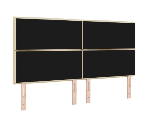 Cabecero  Diseño de Líneas Crema 180 cm Tela