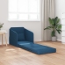 Sofá Cama de Suelo  2 en 1 Azul 65x80x83 cm Tela