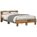 Armazón de Cama de Madera Elaborada Madera Vieja Madera