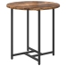Mesa Lateral  2 pcs Madera de Roble Ahumada, Madera Ingenierizada y Metal