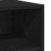 Mueble de almacenamiento Negro Roble 103,5x35x70 cm Madera elaborada