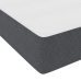 Cama Box Spring con Colchón Gris Oscuro 140x200 cm Tela de Corduroy