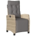 Set de Comedor de Jardín de 5 Piezas Beige de Poliratán
