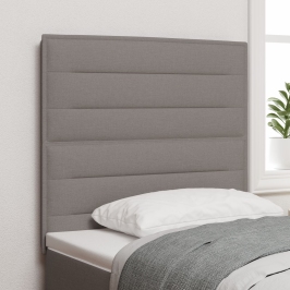 Cabecero  Taupe Tela 80 cm Rectangular Moderno Tapizado