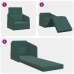 Sofá Cama  2 en 1 Verde Oscuro 65x80x83 cm de Terciopelo