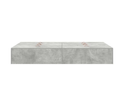 Estructura de cama Gris concreto Concreto Individual Robusta