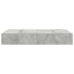 Estructura de cama Gris concreto Concreto Individual Robusta