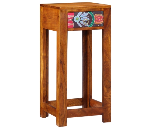 Soporte para Teléfono  35x35x75 cm de Madera Maciza de Acacia