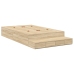 Estructura de cama con almacenamiento  Roble de Sonoma