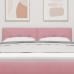 Cabecero  Tufted Botones Rosa 140 cm Terciopelo