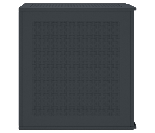 Caja de Almacenamiento Antracita 55x53x57 cm PP