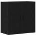 Armario de pared  roble negro 60x31x60 cm madera elaborada