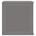 Caja de Almacenamiento Jardín Gris Claro 55x53x57 cm PP