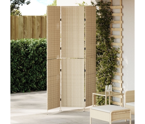 Separadores de Habitaciones Beige Madera Grande Plegable