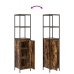Conjunto de Muebles de Baño de 5 Piezas  en Roble Ahumado de Madera Derivada