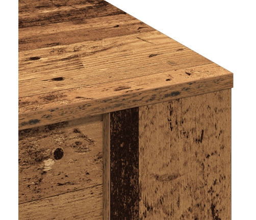 Mesa de café  de madera reciclada 102x55x45 cm de madera de ingeniería