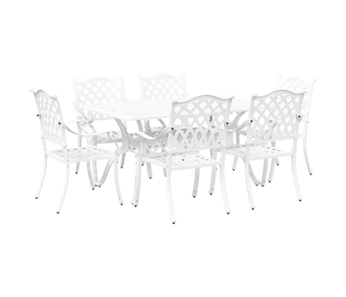 Juego de 4 Blanco Aluminio Fundido Para 6 Personas