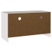 mueble para TV  ""DRAMMEN"" Blanco 99x43x55 cm de Madera Sólida de Pino
