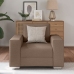 Sillón  Marrón de Tela 59 cm