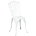 Juego de 4 Blanco Aluminio Fundido 150 cm x 90 cm x 72 cm