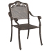 Conjunto de Comedor de Jardín de 7 Piezas de  en Aluminio Fundido Bronce