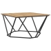 Mesa de Café  Roble Artesanal 80x80x45 cm Madera Ingenierizada