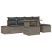 Conjunto de Sofá de Jardín  Conjunto de 6 Gris